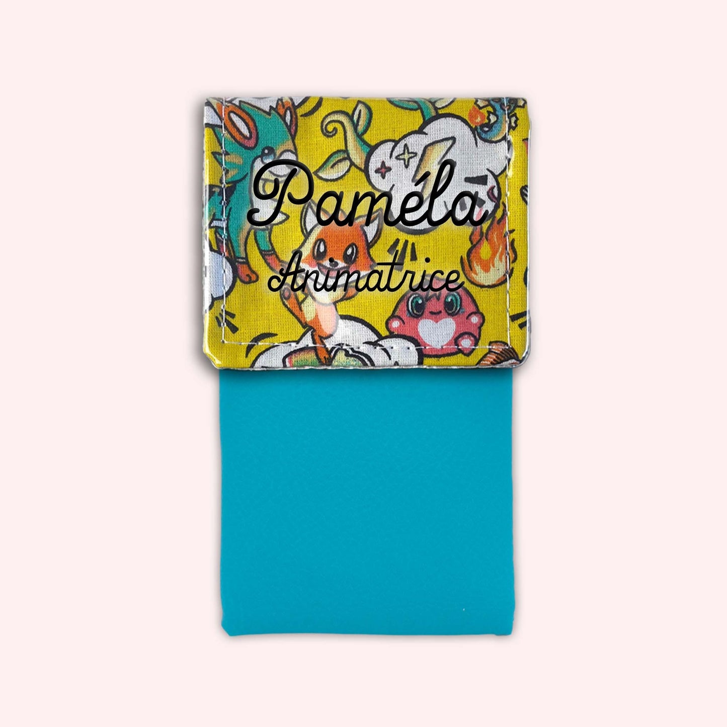 Yellow Manga Magnetic Pouch