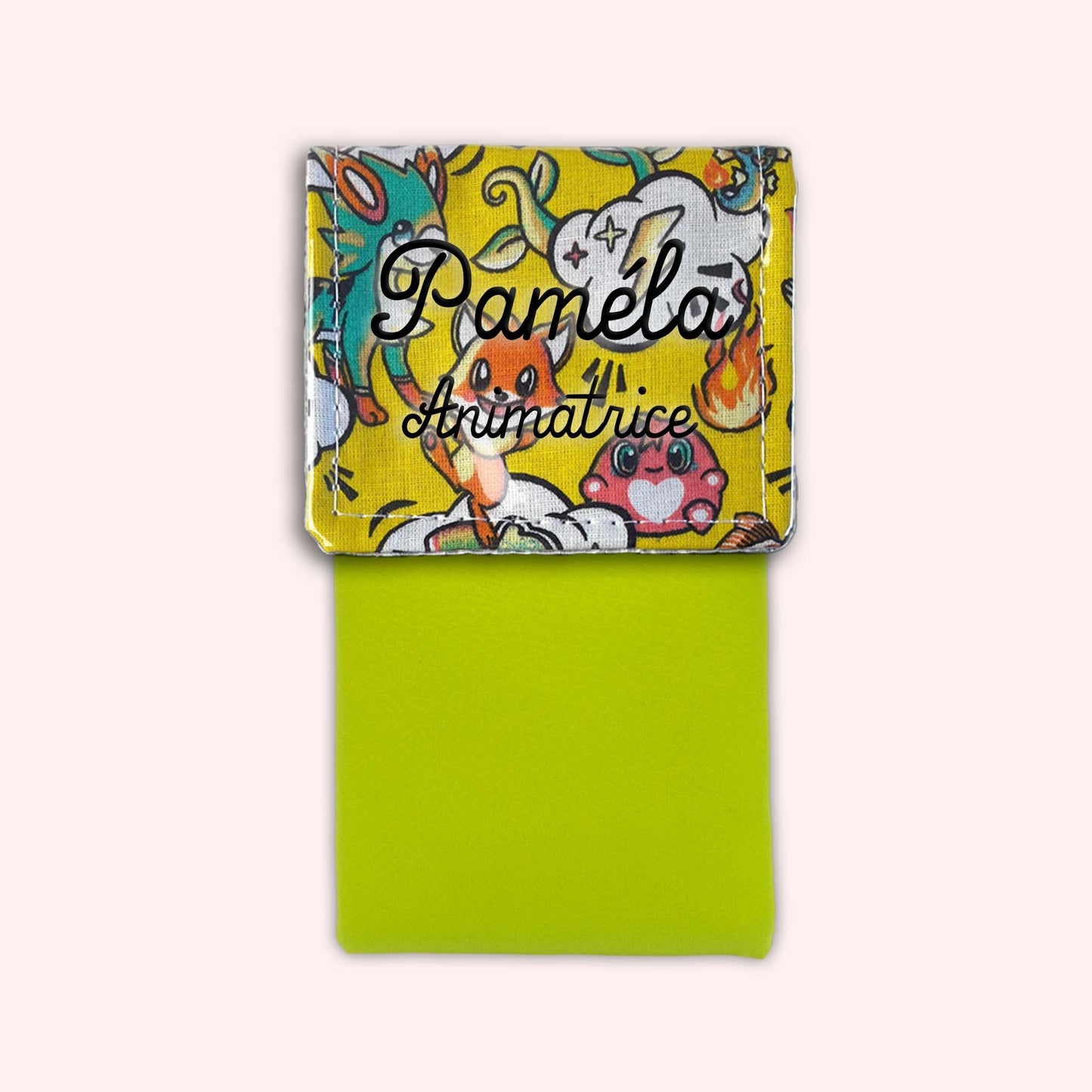 Yellow Manga Magnetic Pouch