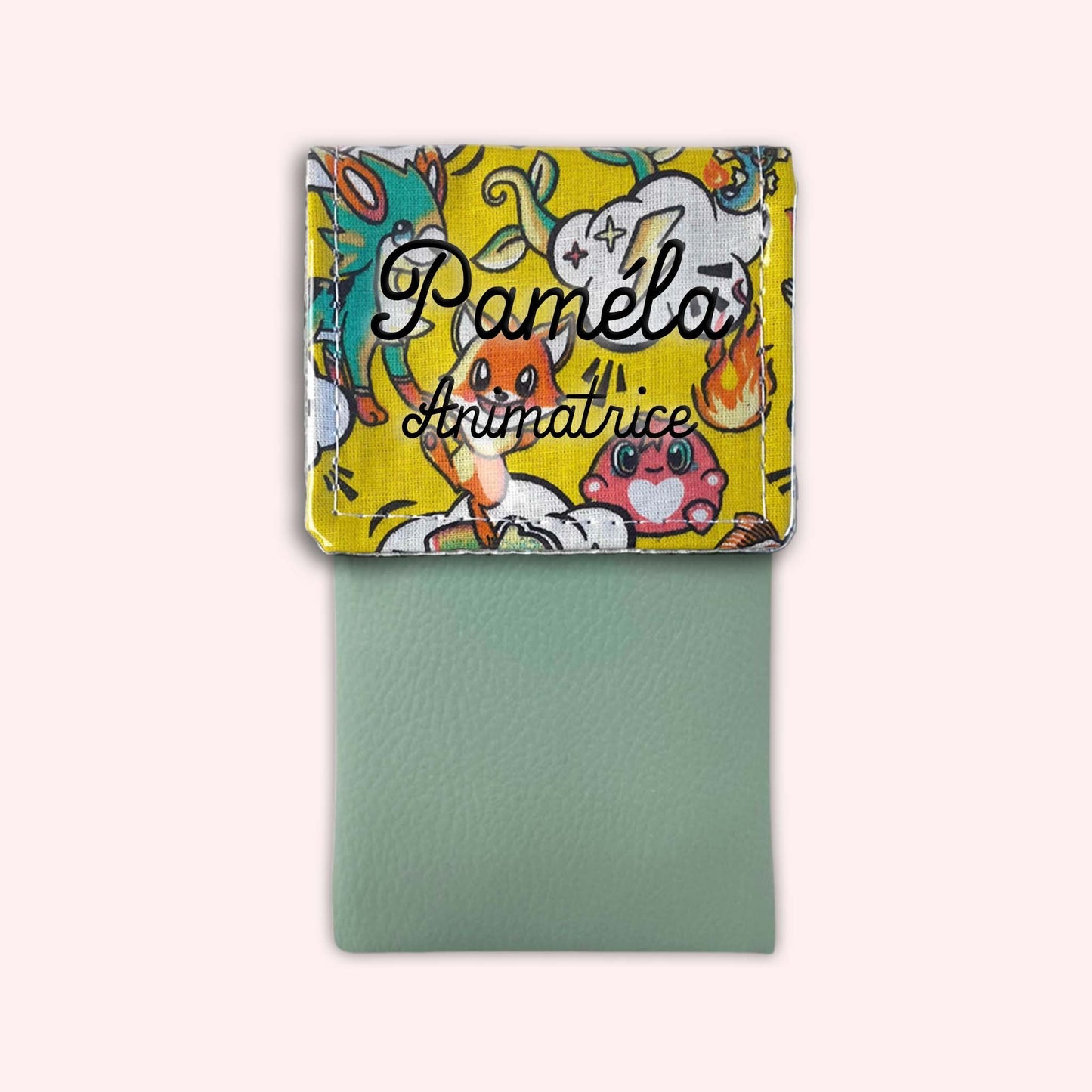 Yellow Manga Magnetic Pouch