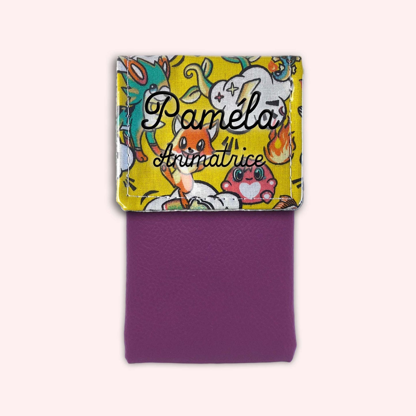 Yellow Manga Magnetic Pouch