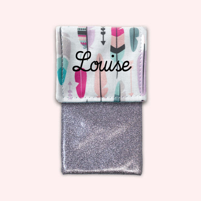 Pochette aimantée Plumes