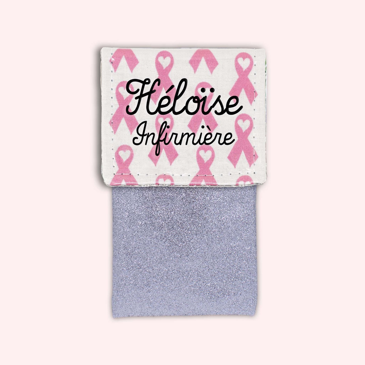 Pochette aimantée Rubans Roses