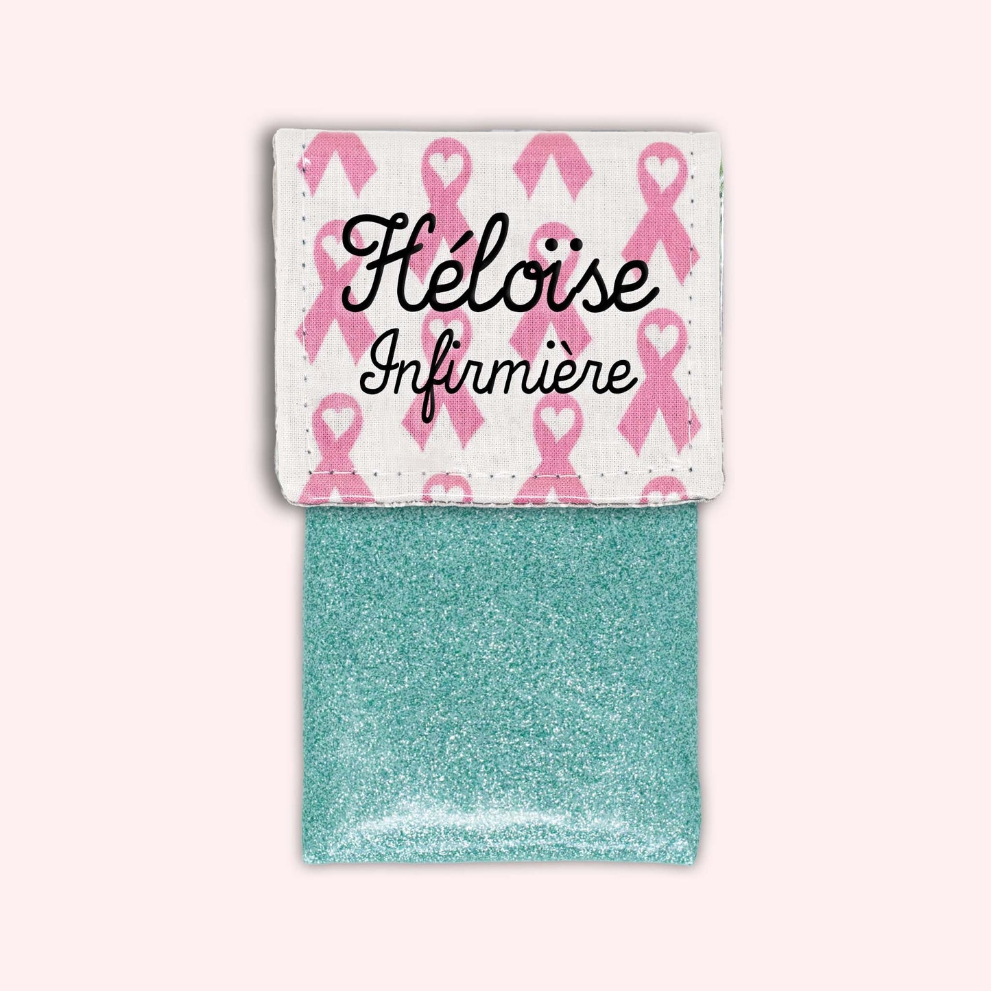 Pochette aimantée Rubans Roses