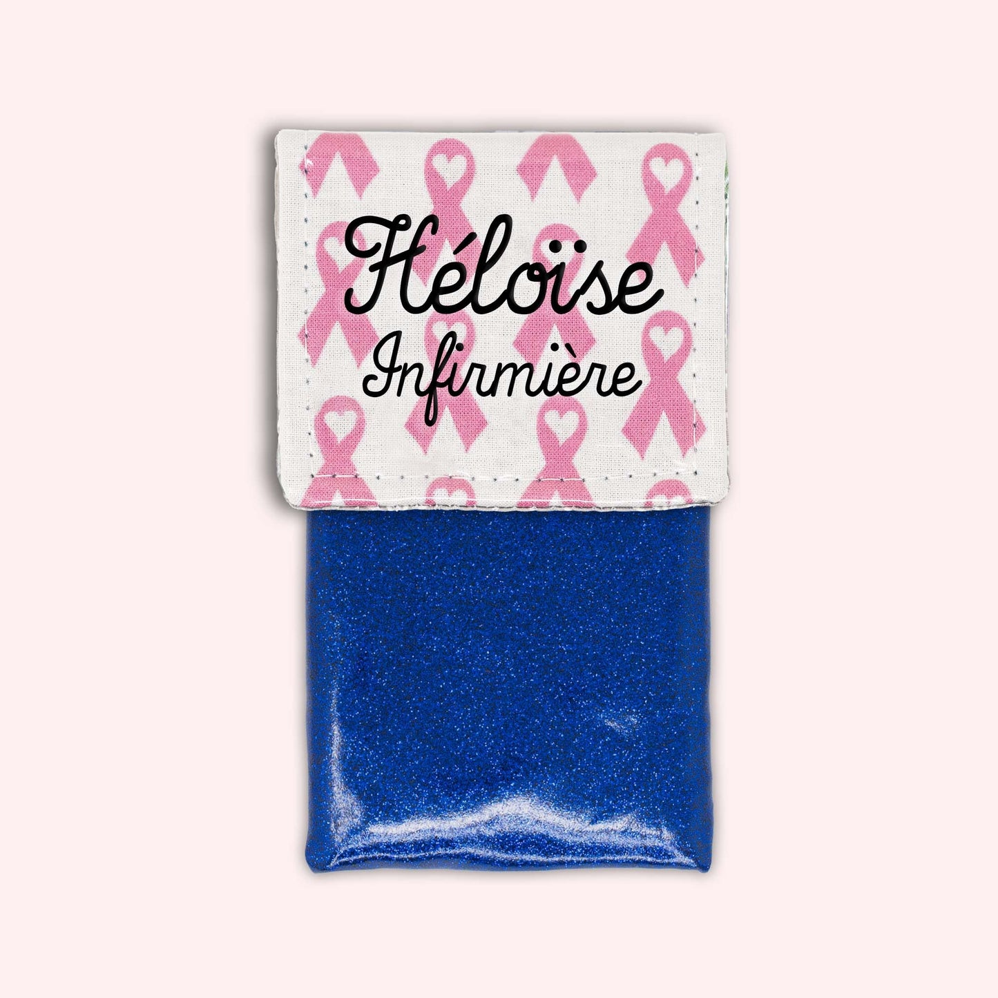 Pochette aimantée Rubans Roses