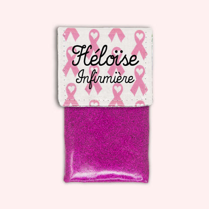 Pochette aimantée Rubans Roses