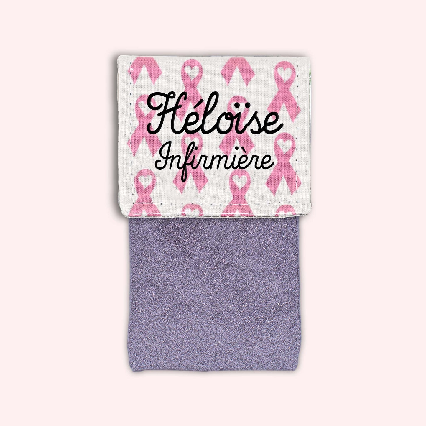 Pochette aimantée Rubans Roses