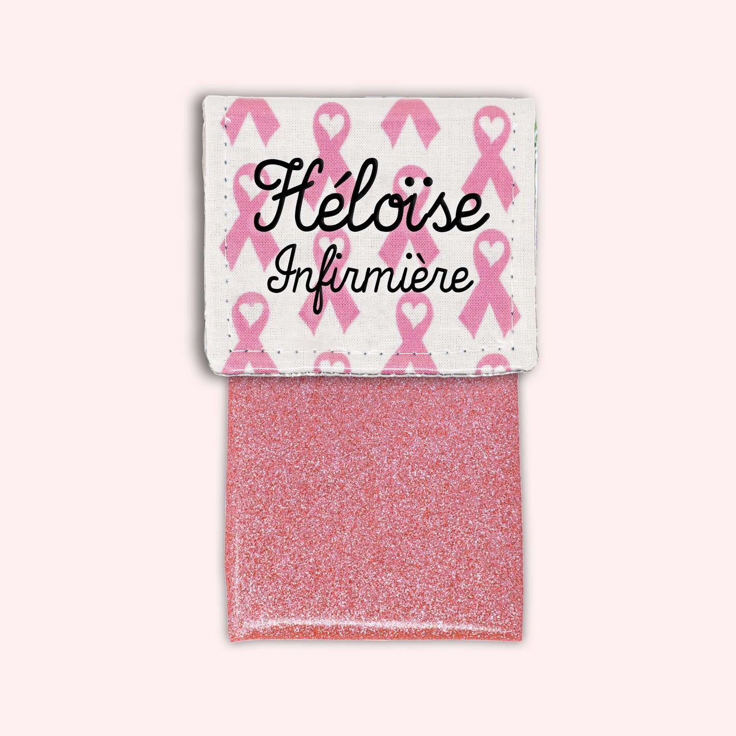 Pochette aimantée Rubans Roses