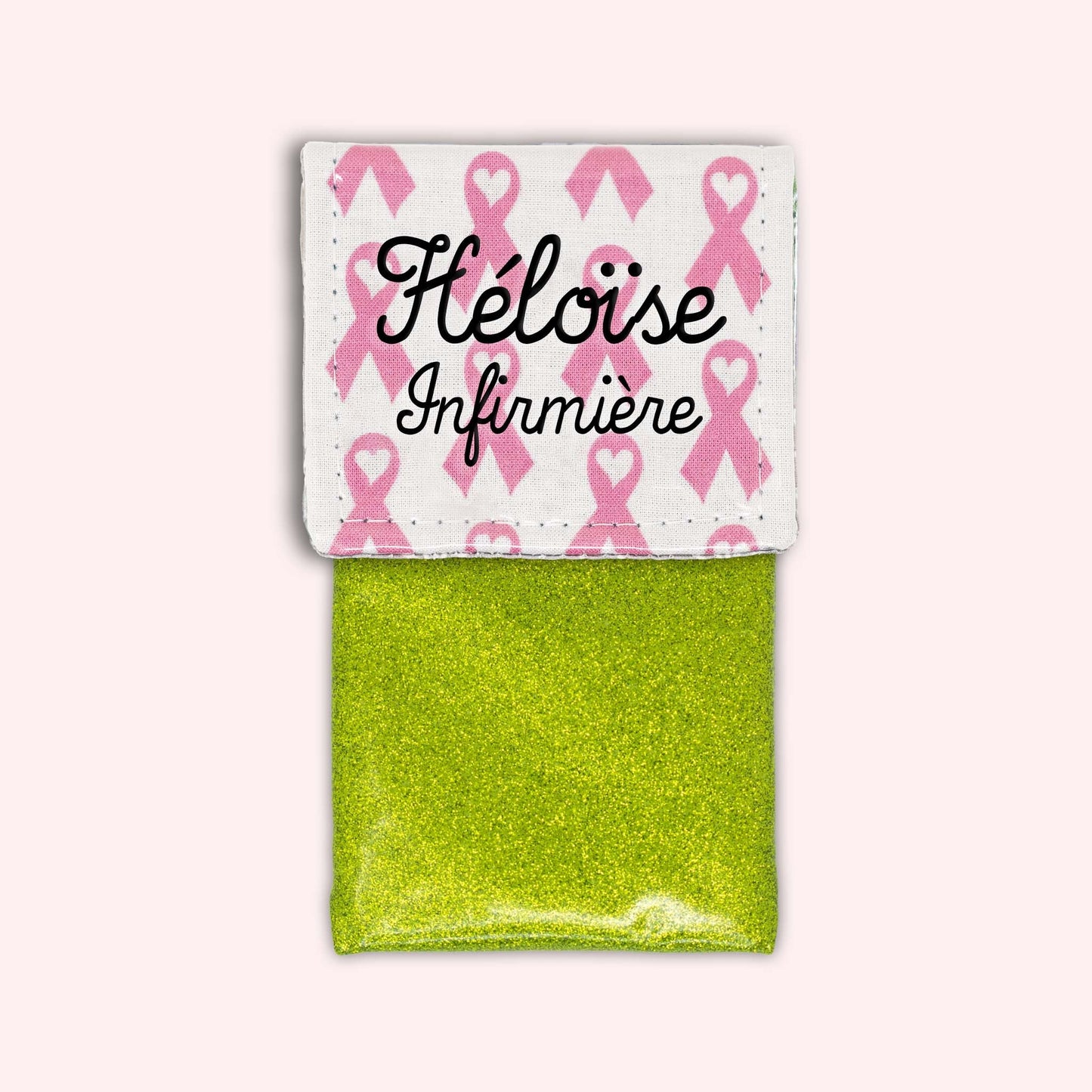 Pochette aimantée Rubans Roses