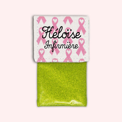 Pochette aimantée Rubans Roses