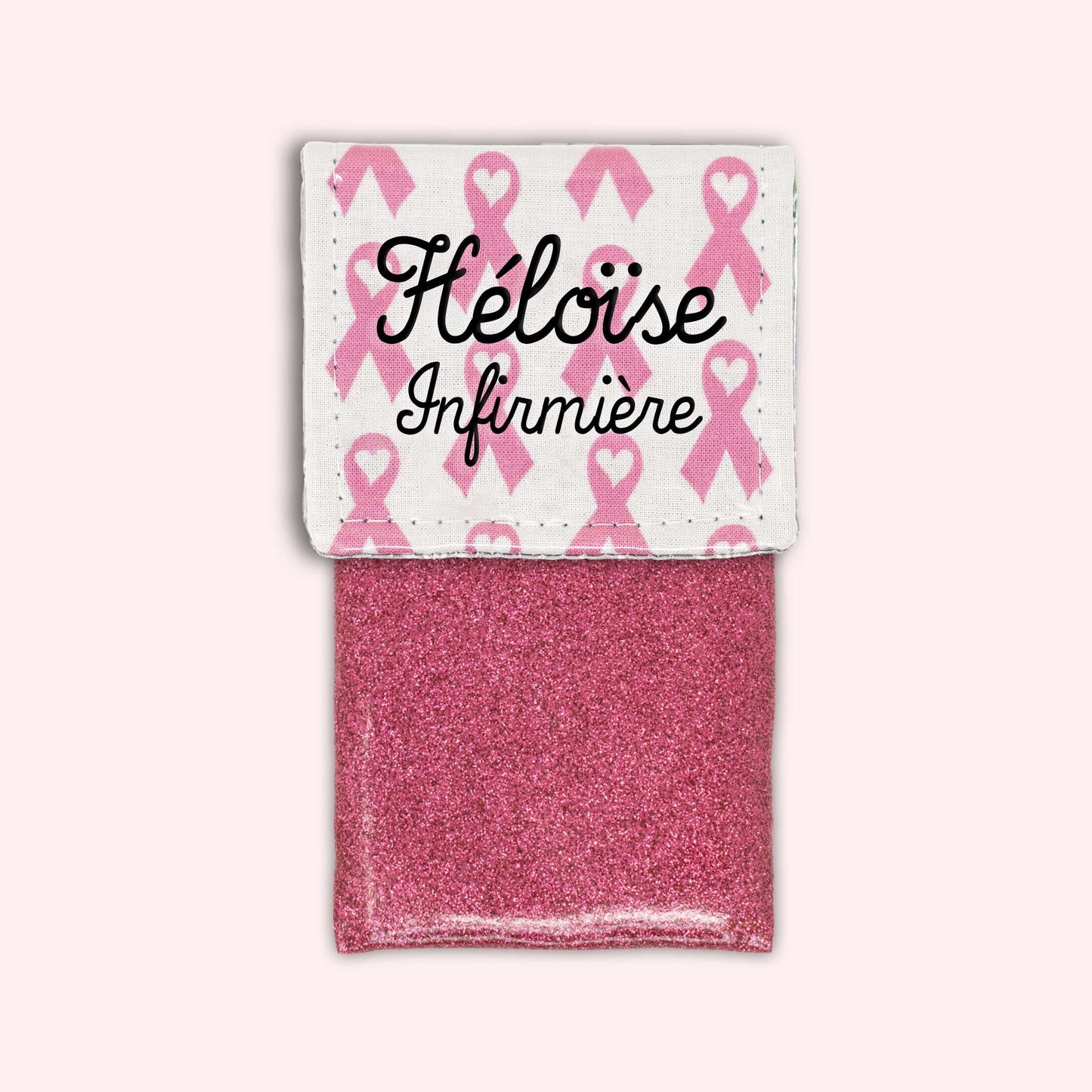 Pochette aimantée Rubans Roses