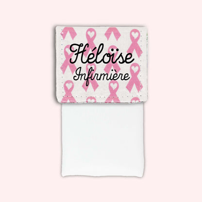 Pochette aimantée Rubans Roses