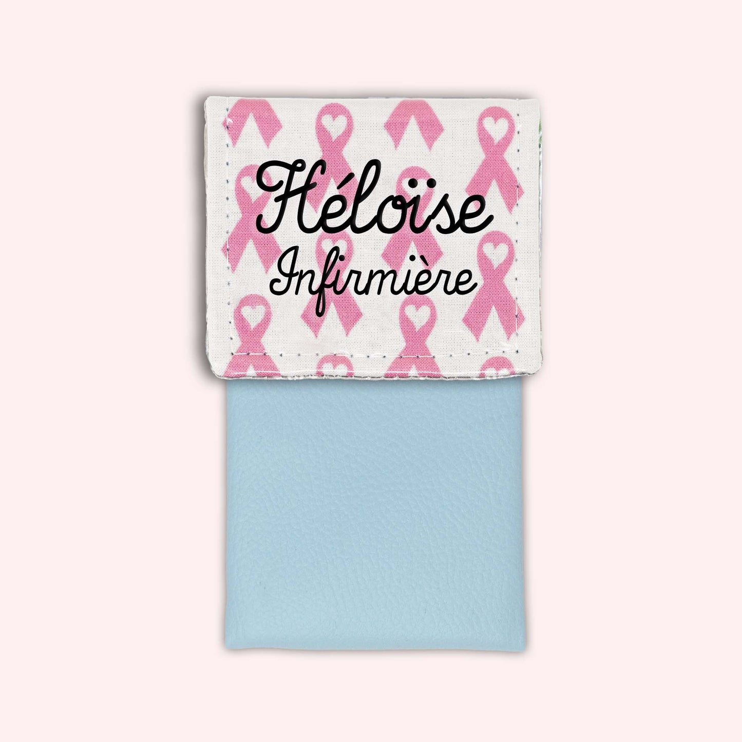 Pochette aimantée Rubans Roses