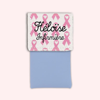 Pochette aimantée Rubans Roses