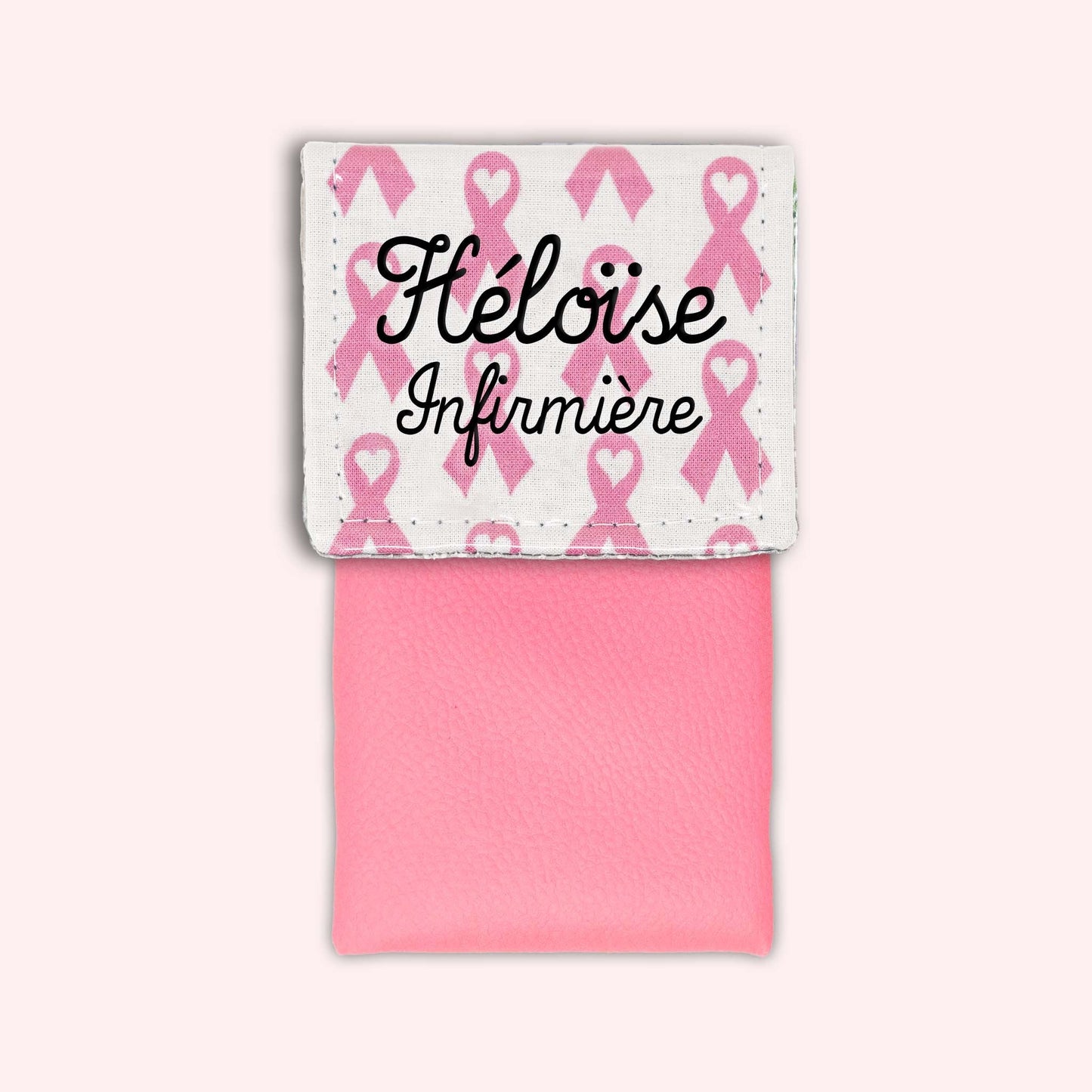 Pochette aimantée Rubans Roses