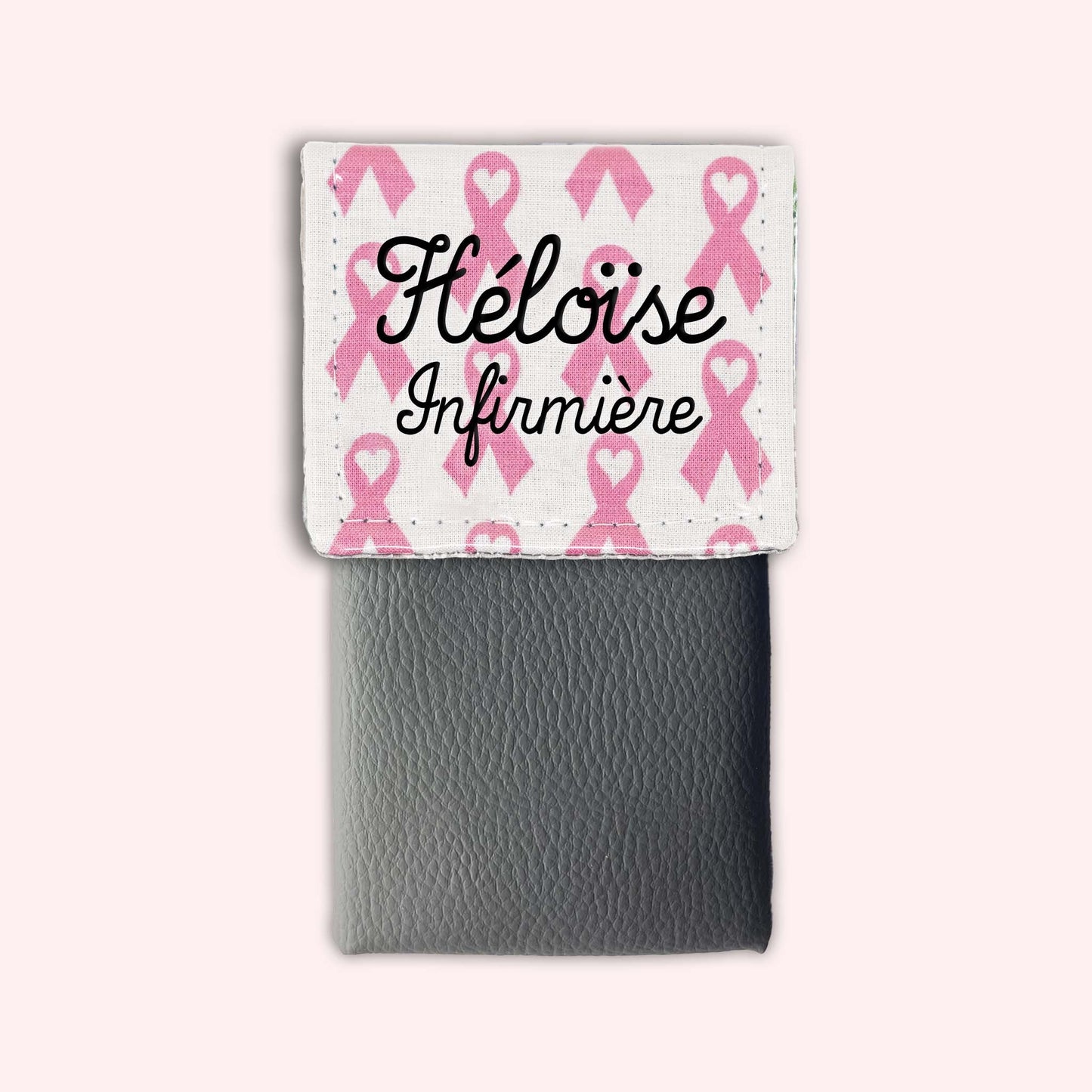 Pochette aimantée Rubans Roses
