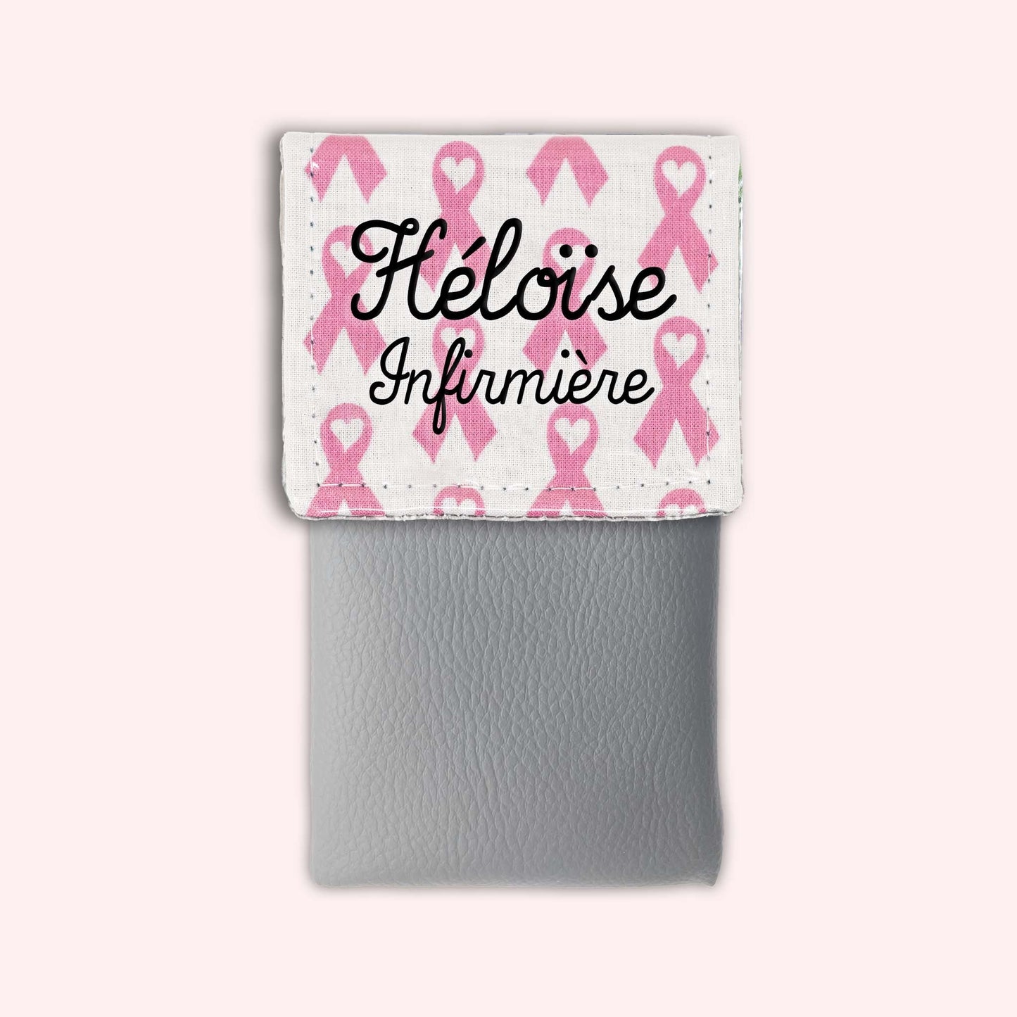 Pochette aimantée Rubans Roses