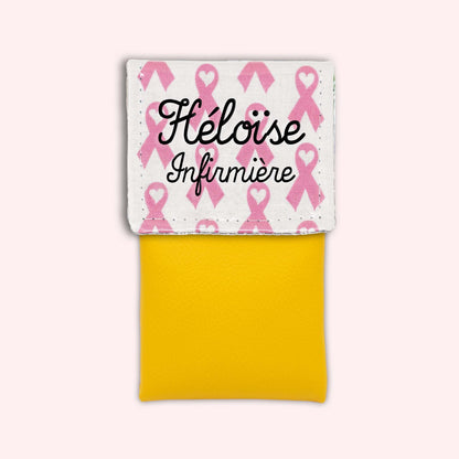Pochette aimantée Rubans Roses