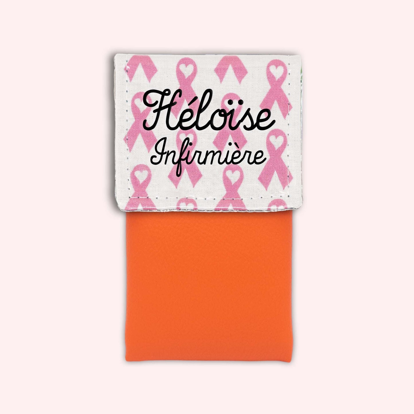 Pochette aimantée Rubans Roses