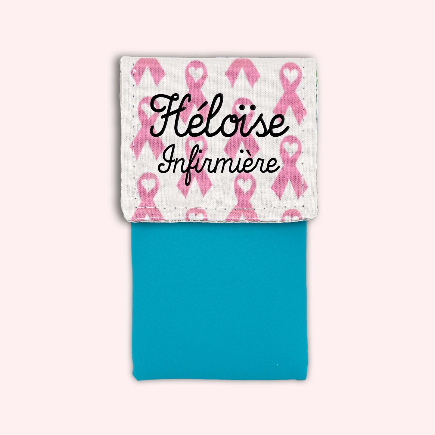 Pochette aimantée Rubans Roses