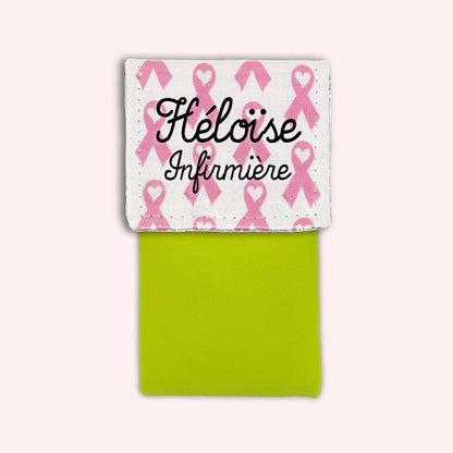Pochette aimantée Rubans Roses