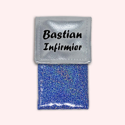 Pochette aimantée Argent métallisé