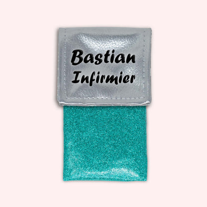 Pochette aimantée Argent métallisé