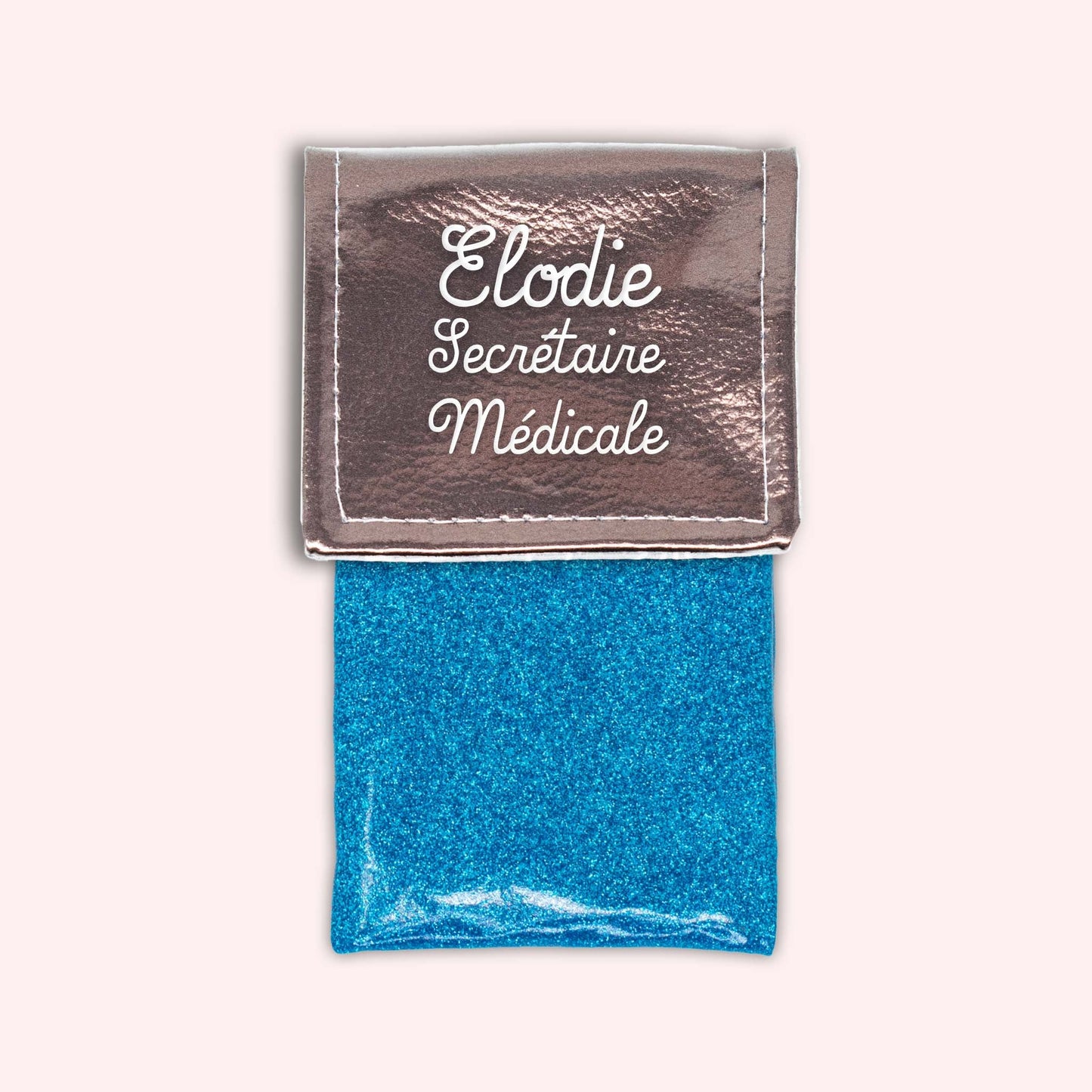 Metallic Bronze Magnetic Pouch