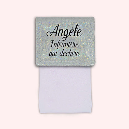 Pochette aimantée Misty blanc disco