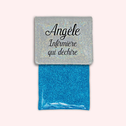 Pochette aimantée Misty blanc disco