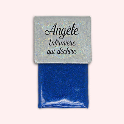 Pochette aimantée Misty blanc disco