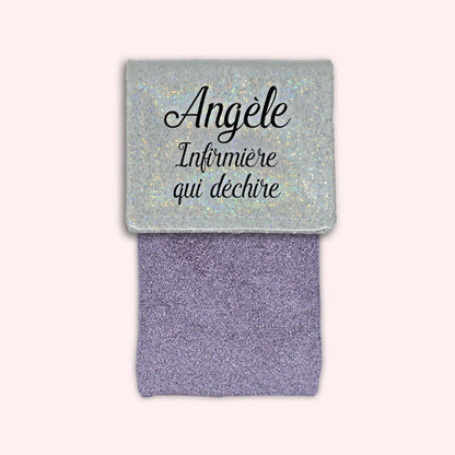 Pochette aimantée Misty blanc disco