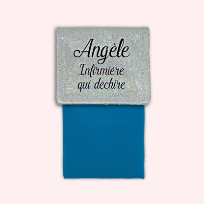 Pochette aimantée Misty blanc disco