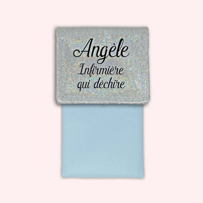 Pochette aimantée Misty blanc disco