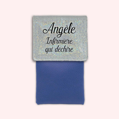 Pochette aimantée Misty blanc disco