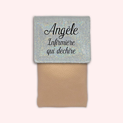 Pochette aimantée Misty blanc disco