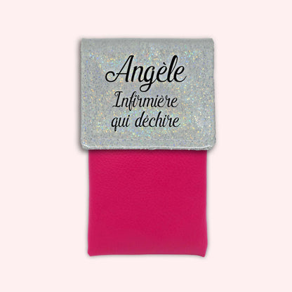 Pochette aimantée Misty blanc disco