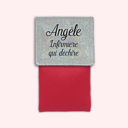 Pochette aimantée Misty blanc disco