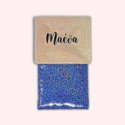 Misty Peach Disco Magnetic Pouch