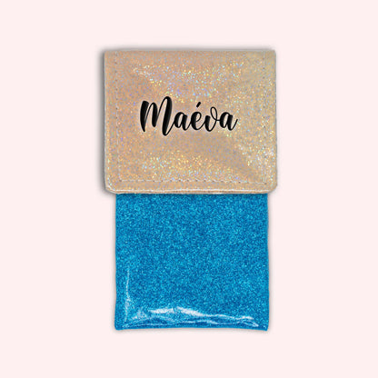 Misty Peach Disco Magnetic Pouch