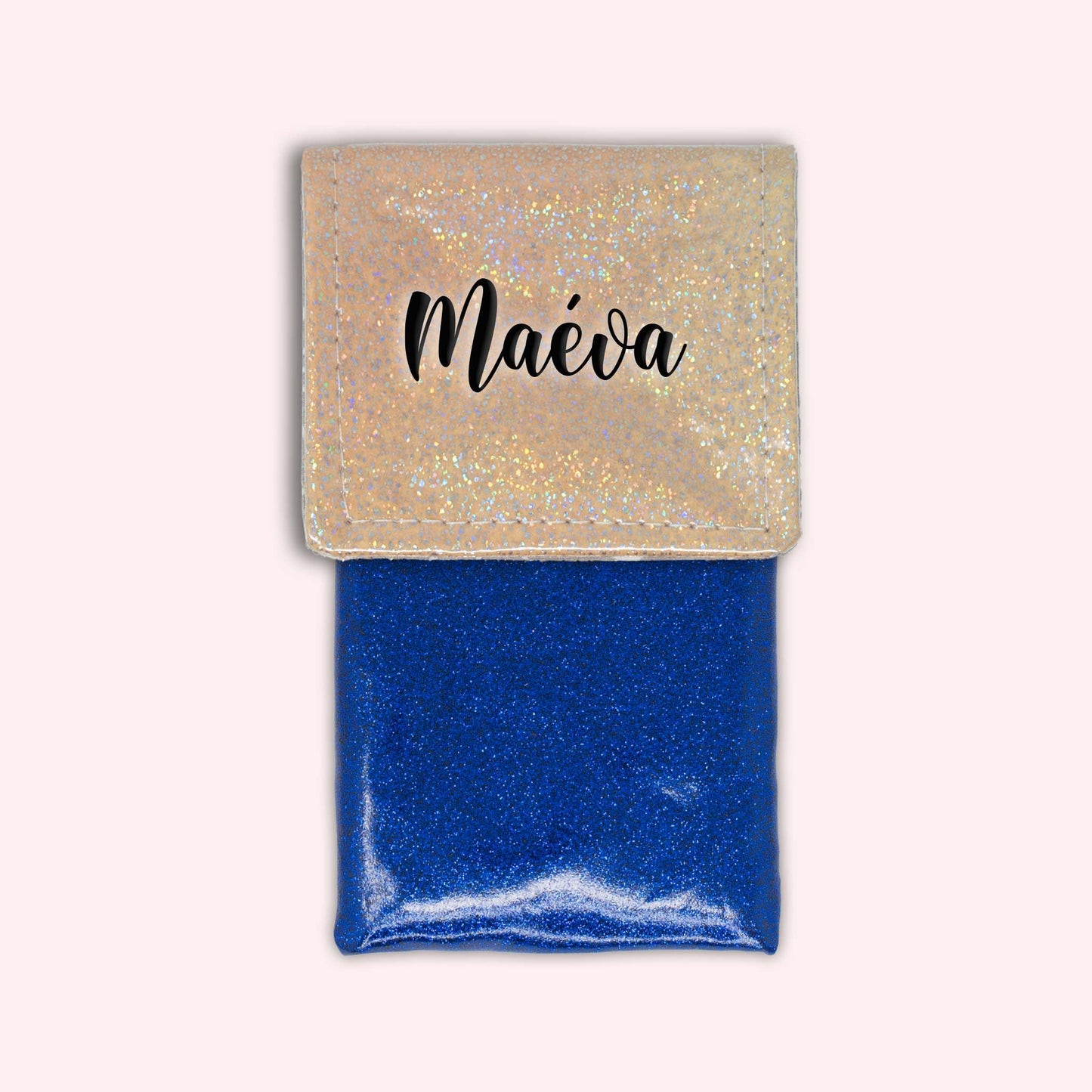 Misty Peach Disco Magnetic Pouch