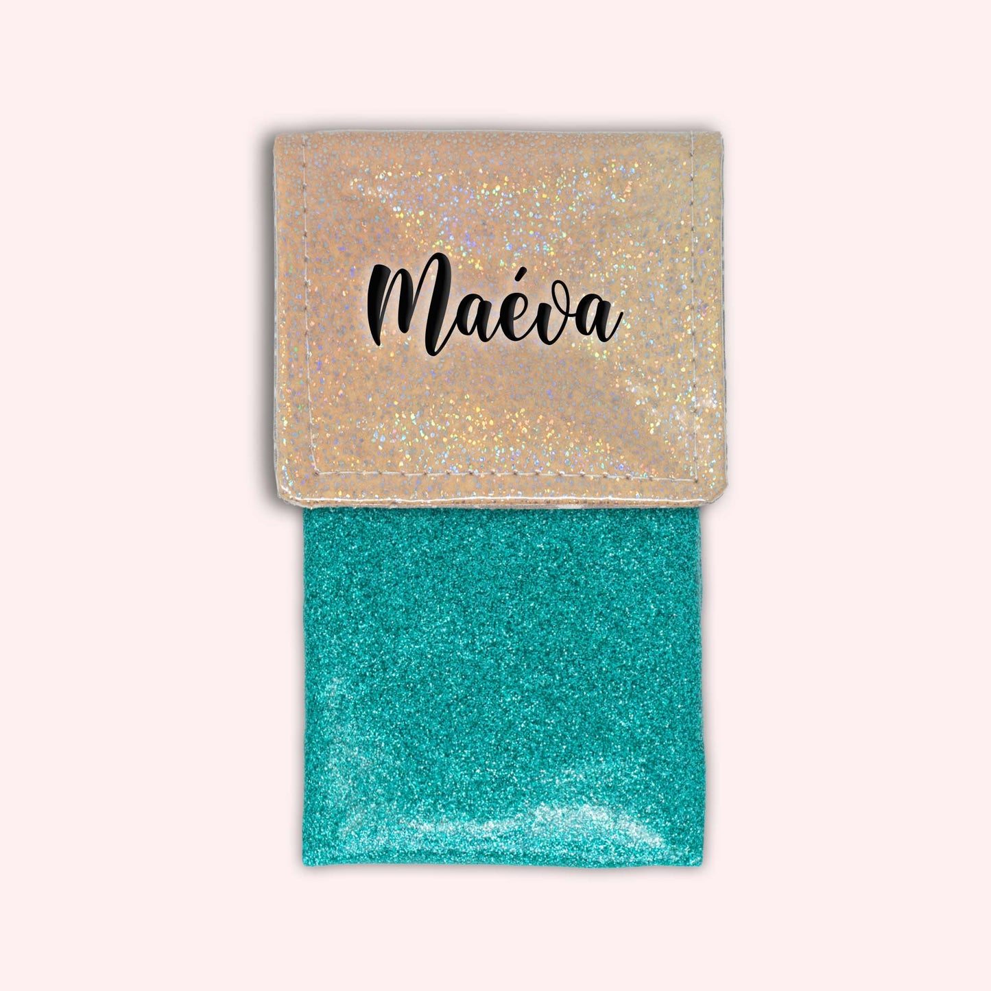 Misty Peach Disco Magnetic Pouch