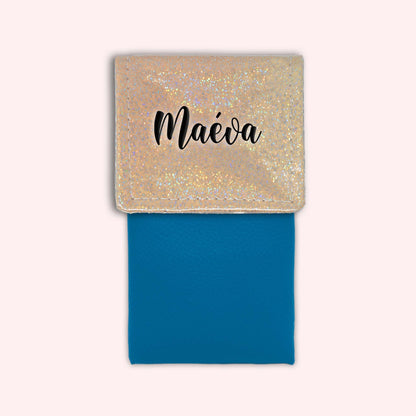 Misty Peach Disco Magnetic Pouch