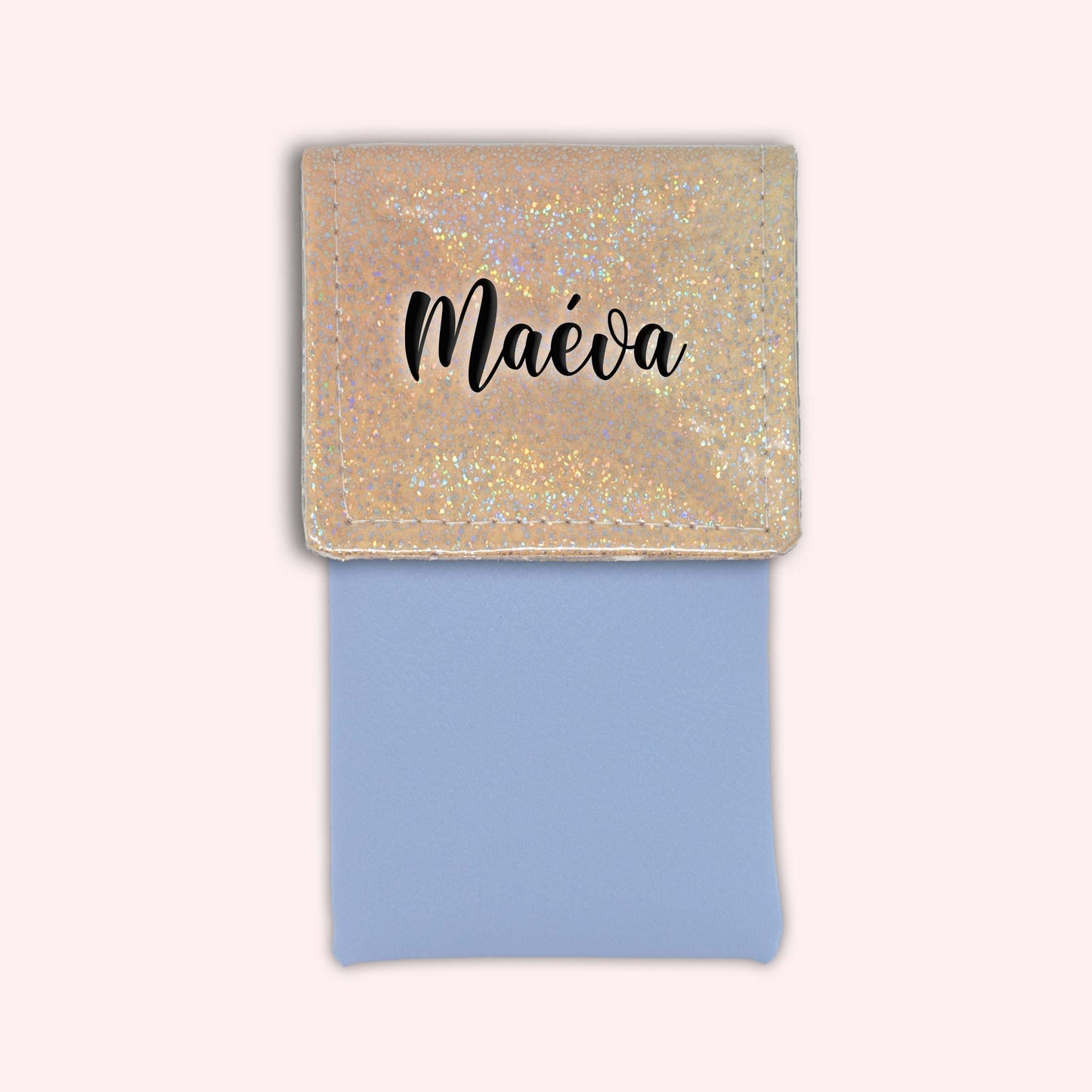 Misty Peach Disco Magnetic Pouch