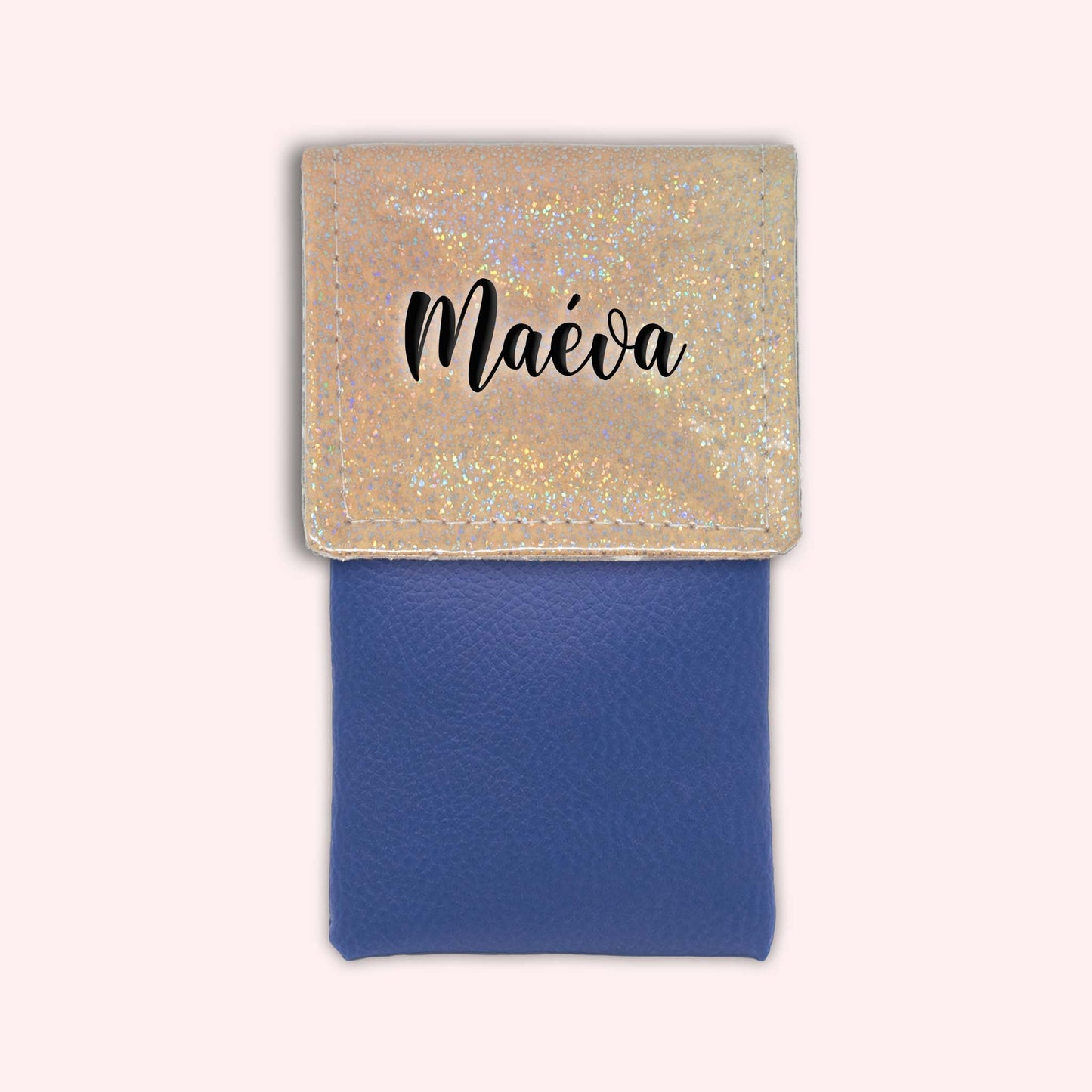 Misty Peach Disco Magnetic Pouch
