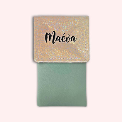 Misty Peach Disco Magnetic Pouch