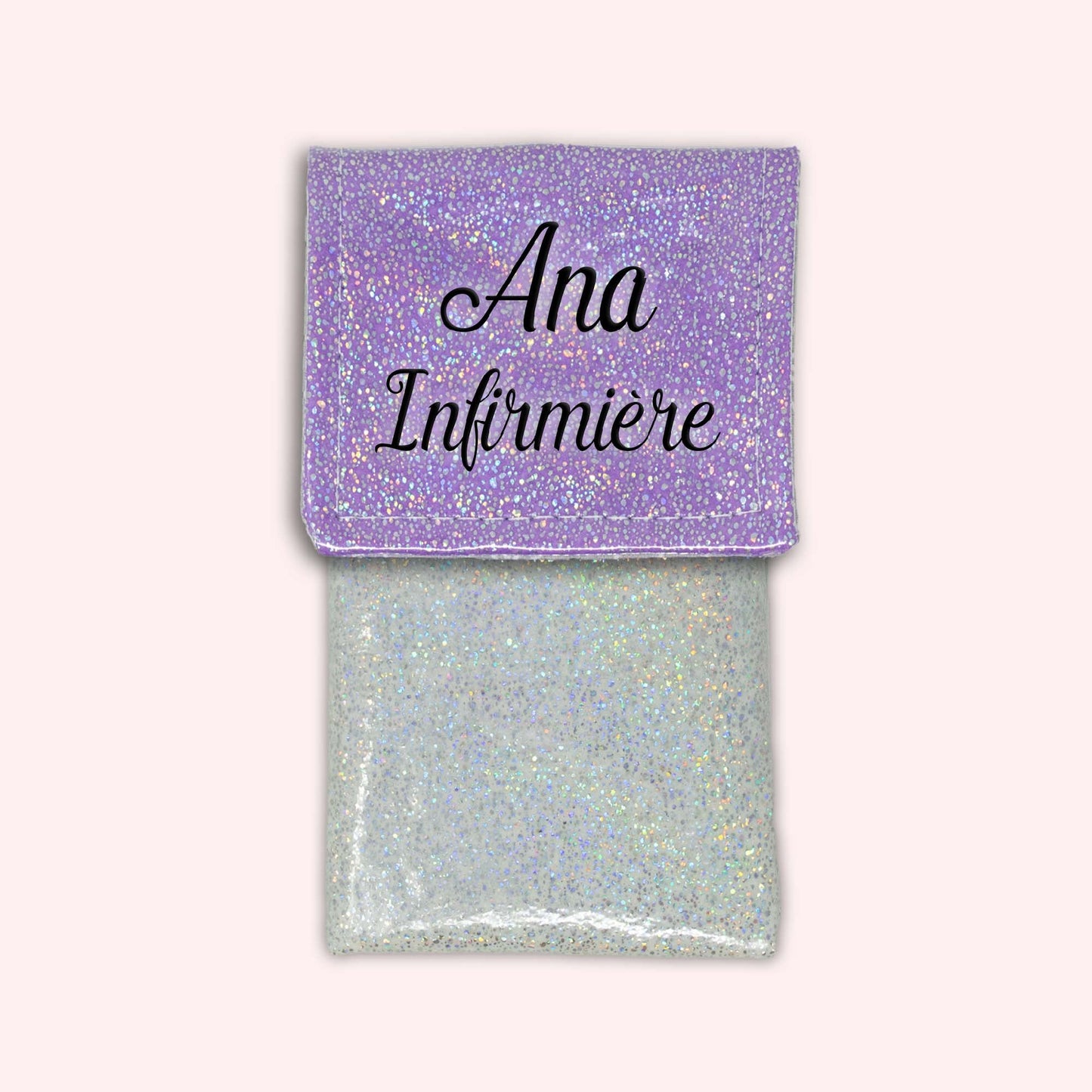 Pochette aimantée Misty violet disco
