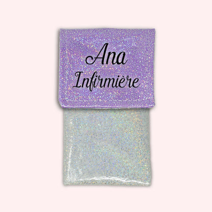 Misty purple disco magnetic pouch