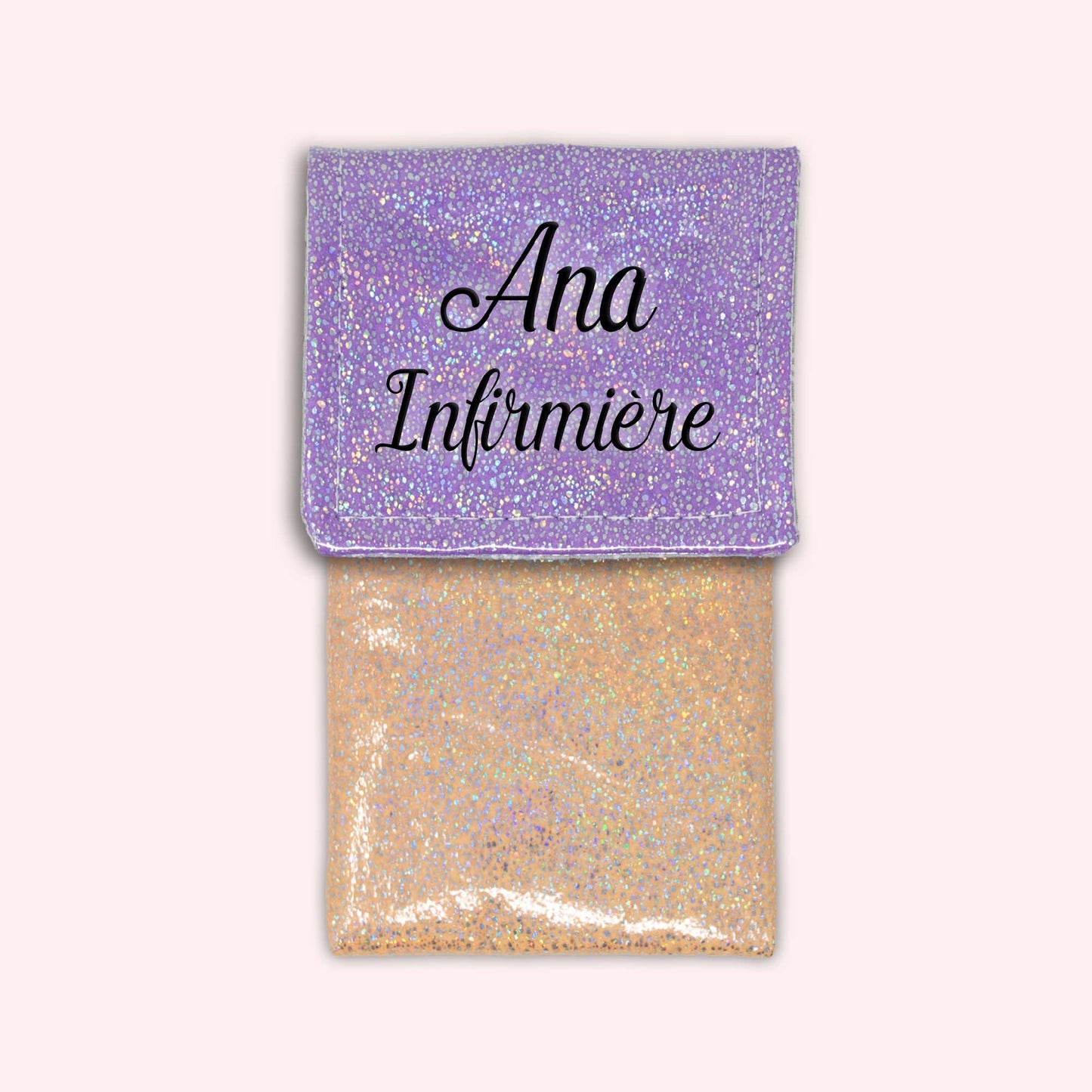 Pochette aimantée Misty violet disco