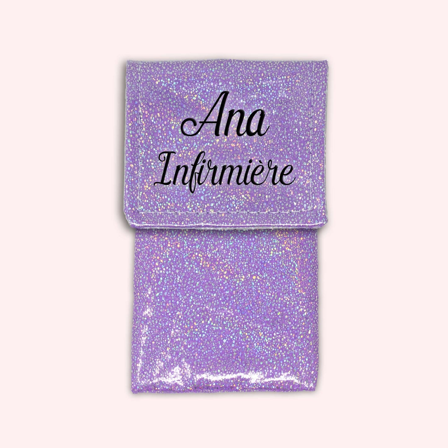 Pochette aimantée Misty violet disco