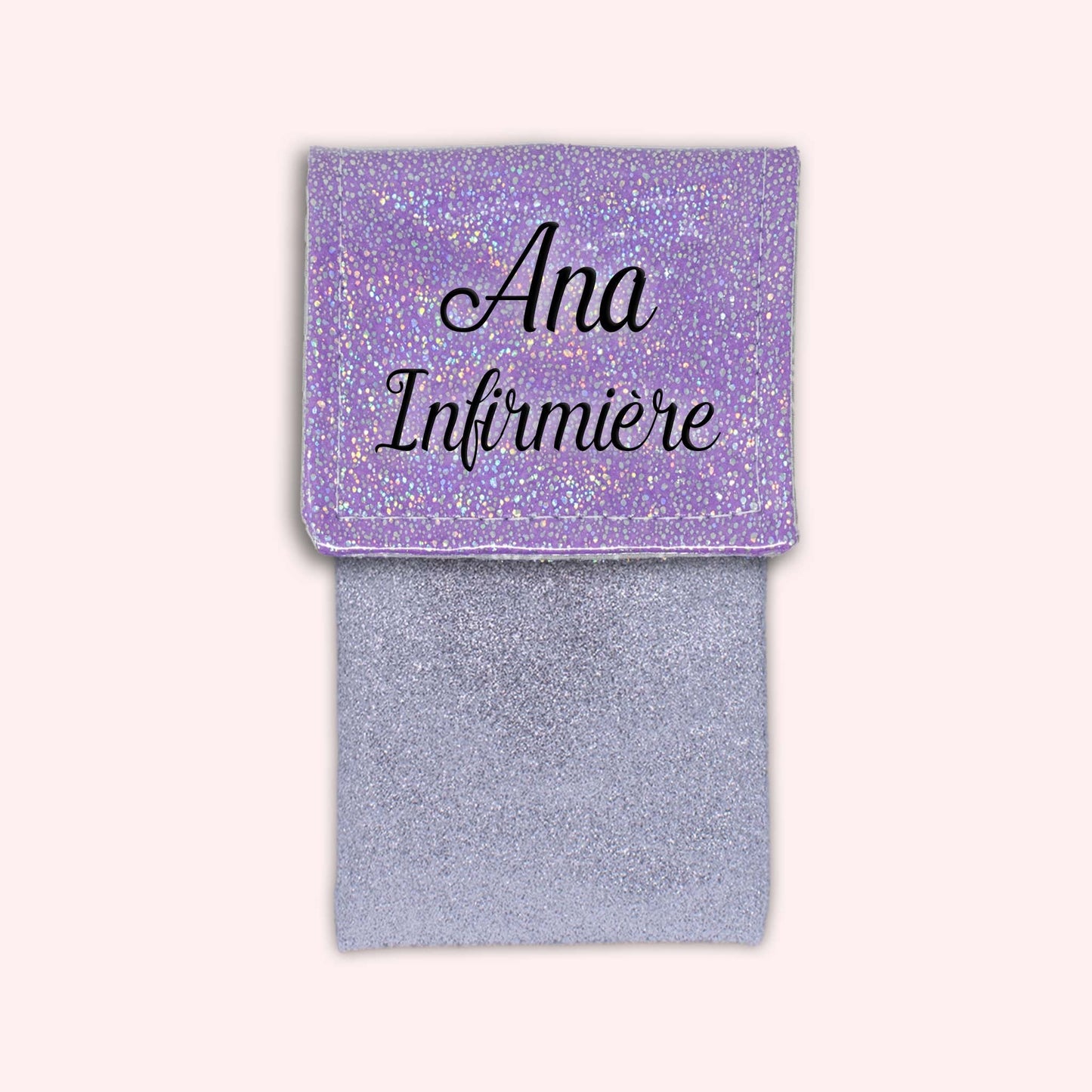 Pochette aimantée Misty violet disco